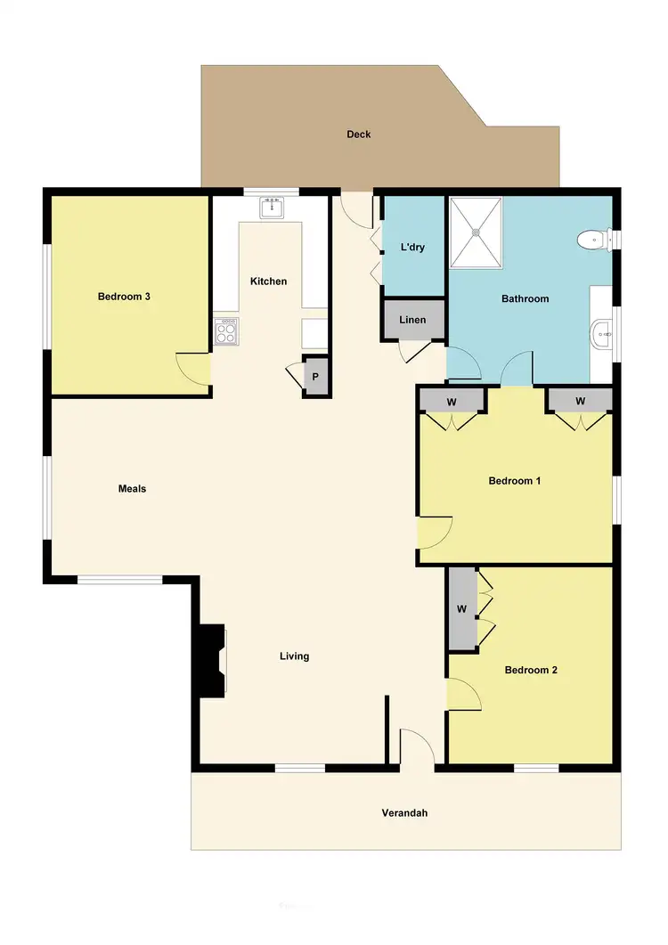 Floorplan of Homely house listing, 42 Princes Street North, Ballarat East VIC 3350