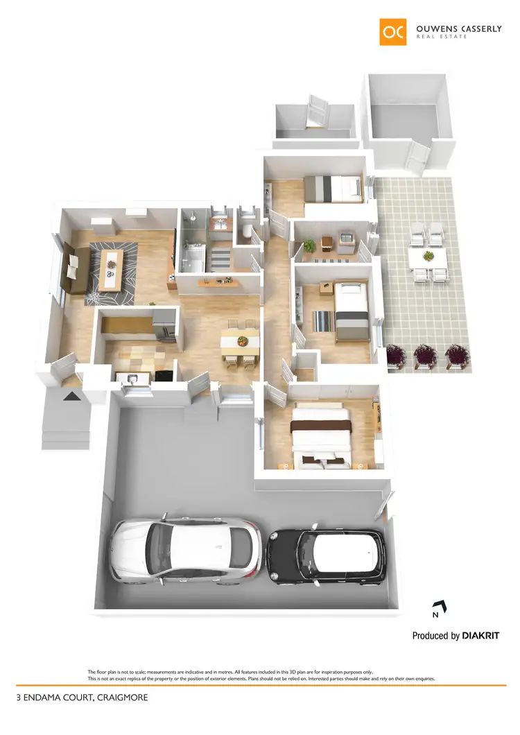 Floorplan of Homely house listing, 3 Endama Court, Craigmore SA 5114