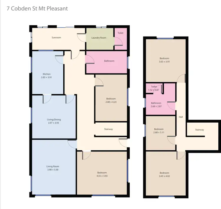 Floorplan of Homely house listing, 7 Cobden Street, Mount Pleasant VIC 3350