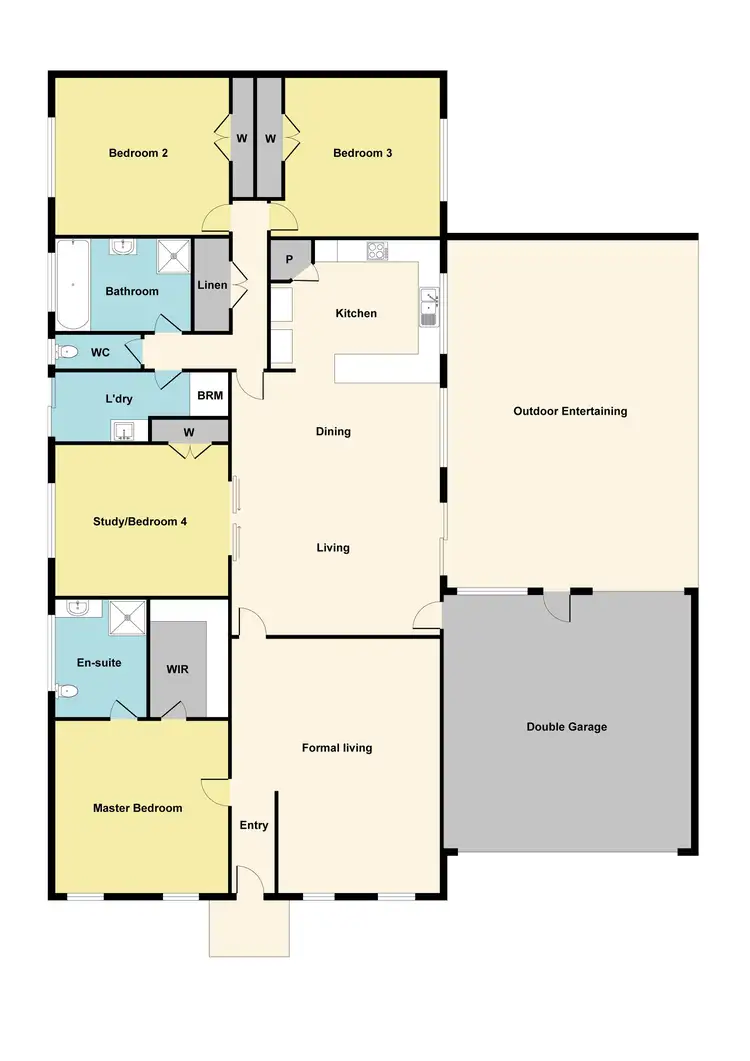 Floorplan of Homely house listing, 22 Josephine Way, Sebastopol VIC 3356