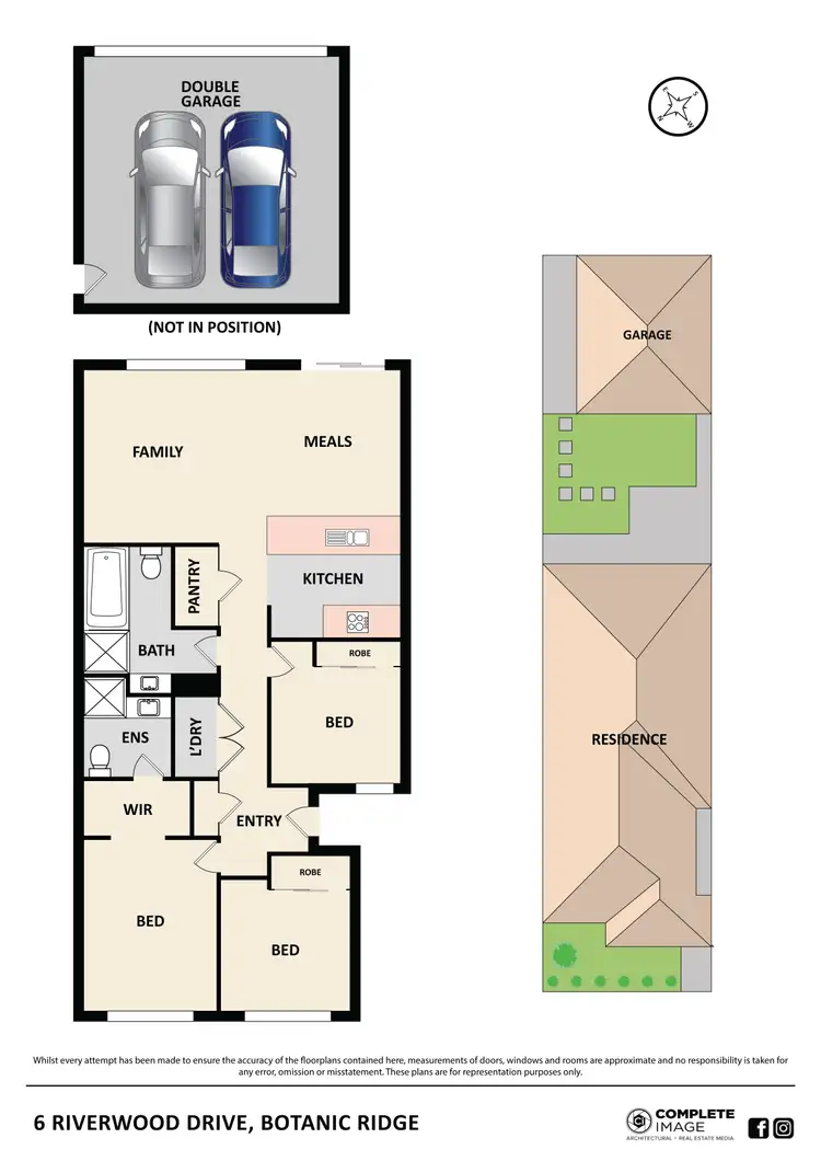 Floorplan of Homely house listing, 6 Riverwood Drive, Botanic Ridge VIC 3977