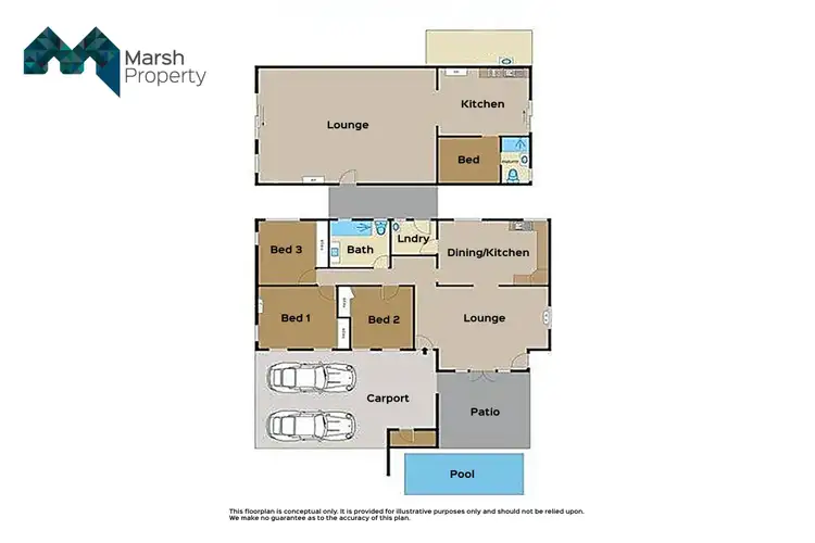 Floorplan of Homely house listing, 17-19 Tamarind Street, Holloways Beach QLD 4878