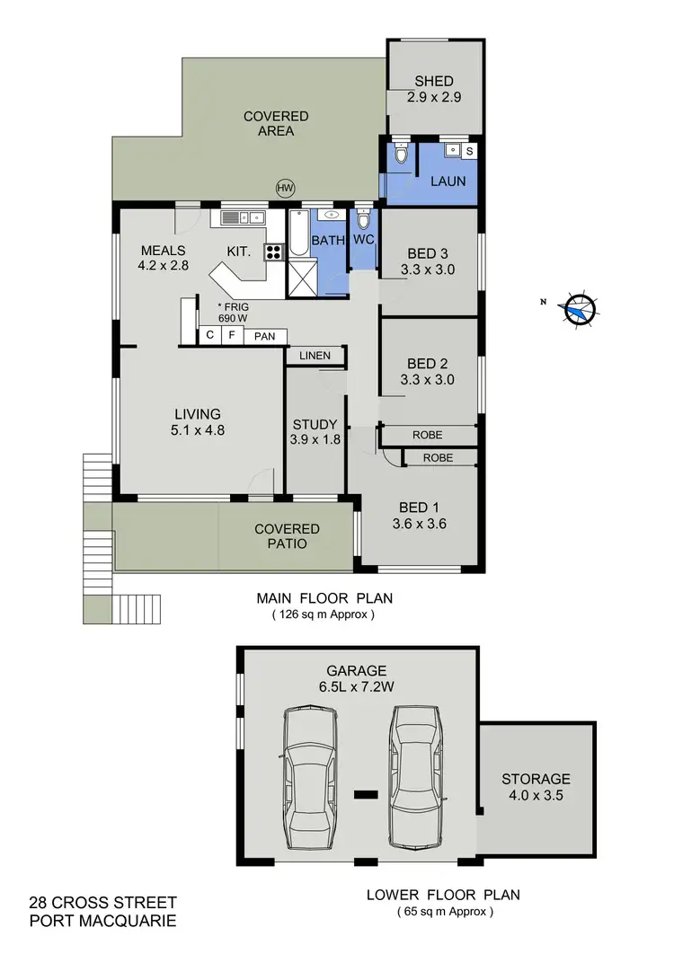 Floorplan of Homely house listing, 28 Cross Street, Port Macquarie NSW 2444