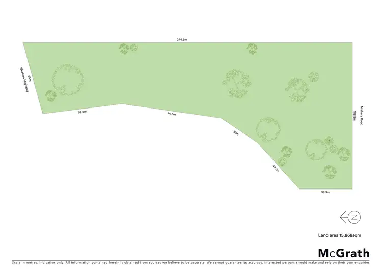 Floorplan of Homely land listing, LOT 1, 9367b Western Highway, Warrenheip VIC 3352