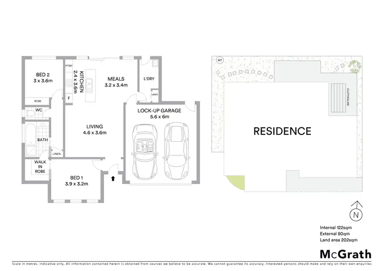 Floorplan of Homely unit listing, 2/30 Orion Street, Sebastopol VIC 3356