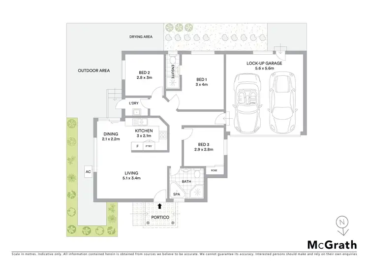 Floorplan of Homely unit listing, 2/1 Dawson Street, Fairy Meadow NSW 2519