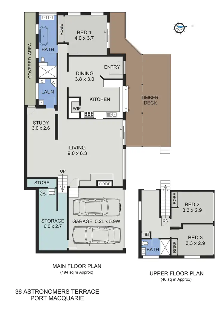 Floorplan of Homely house listing, 36 Astronomers Terrace, Port Macquarie NSW 2444