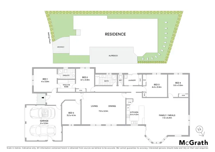 Floorplan of Homely house listing, 3 Hellings Place, Nicholls ACT 2913
