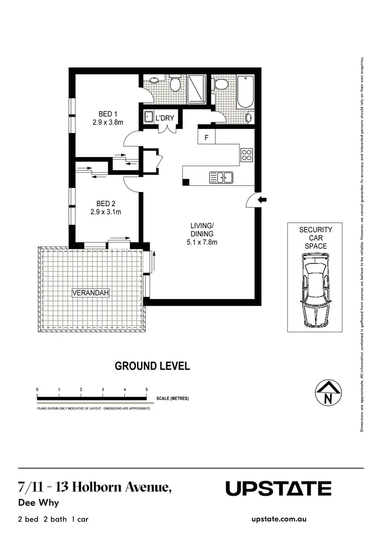 Floorplan of Homely unit listing, 7/11-13 Holborn Avenue, Dee Why NSW 2099