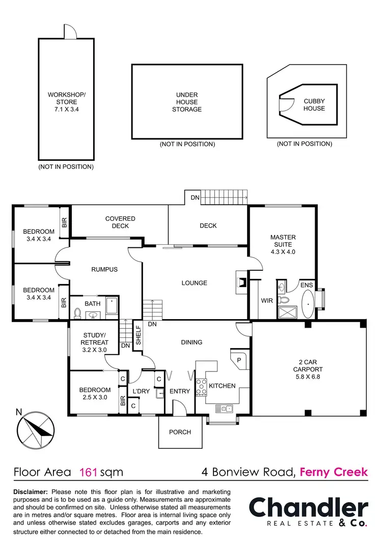 Floorplan of Homely house listing, 4 Bonview Road, Ferny Creek VIC 3786