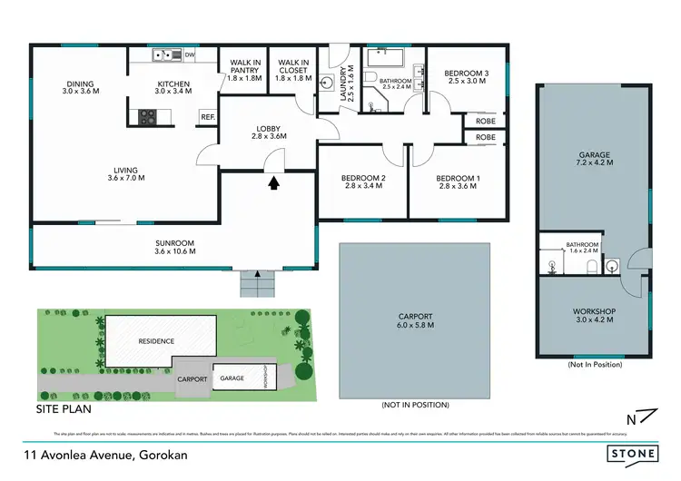 Floorplan of Homely house listing, 11 Avonlea Avenue, Gorokan NSW 2263