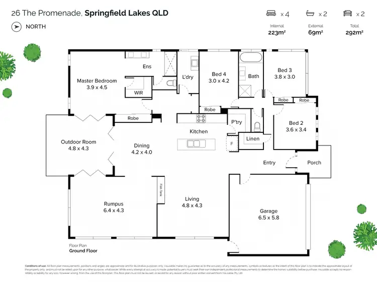 Floorplan of Homely house listing, 26 The Promenade Avenue, Springfield Lakes QLD 4300