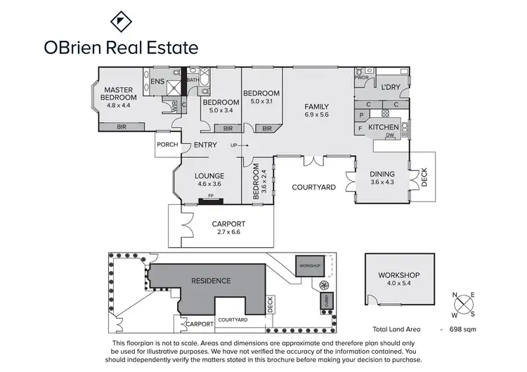 Floorplan of Homely house listing, 24 Fourth Street, Parkdale VIC 3195