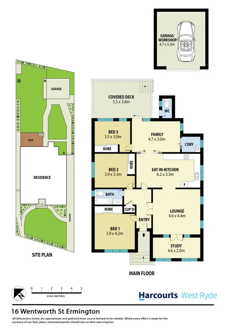 Floorplan of Homely house listing, 16 Wentworth Street, Ermington NSW 2115