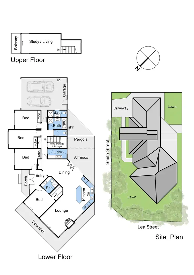 Floorplan of Homely house listing, 4 Lea Street, Mount Martha VIC 3934