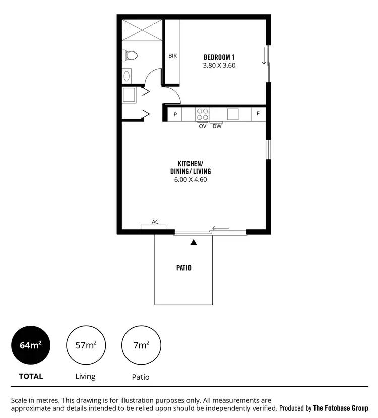 Floorplan of Homely unit listing, 36/18 Moseley Street, Glenelg SA 5045