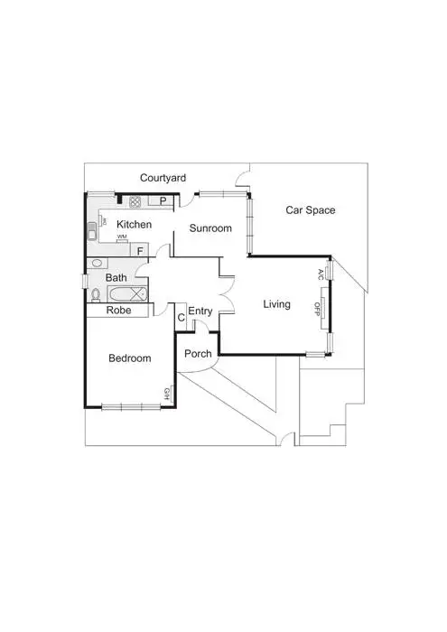 Floorplan of Homely apartment listing, 1/3 May Street, Elwood VIC 3184