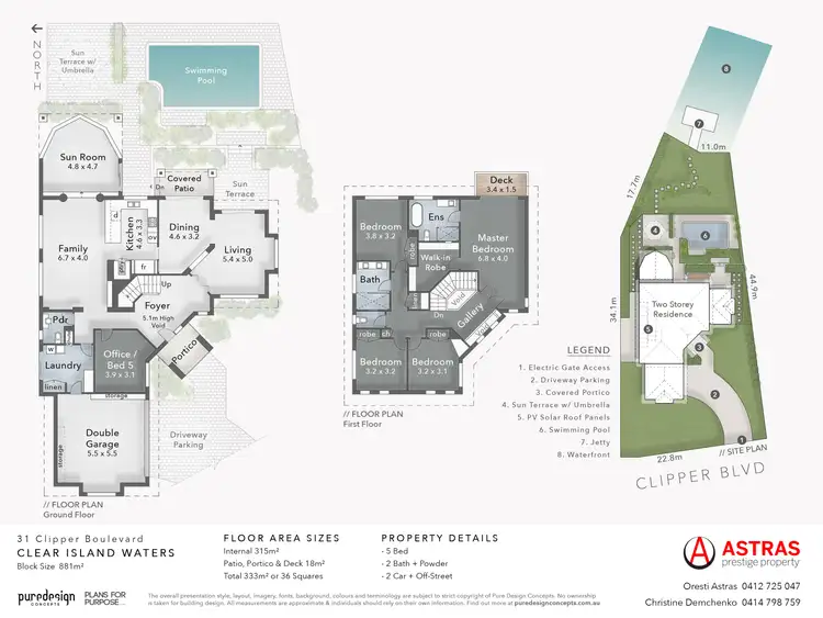 Floorplan of Homely house listing, 31 Clipper Boulevard, Clear Island Waters QLD 4226