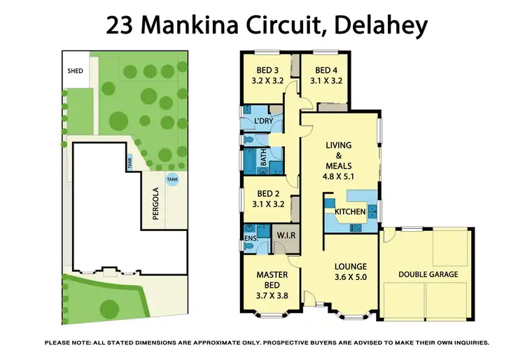 Floorplan of Homely house listing, 23 Mankina Circuit, Delahey VIC 3037