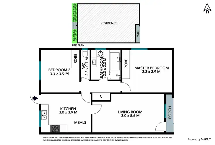 Floorplan of Homely unit listing, 1-3/11 Nicholas Street, Broadmeadows VIC 3047
