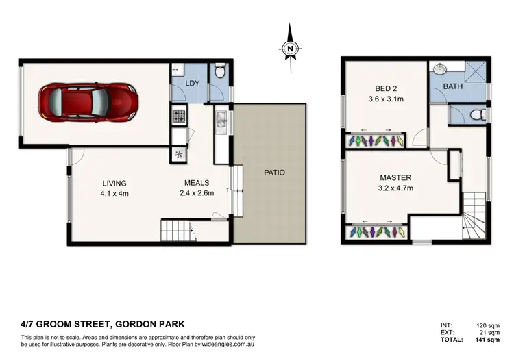 Floorplan of Homely townhouse listing, 4/7 Groom Street, Gordon Park QLD 4031