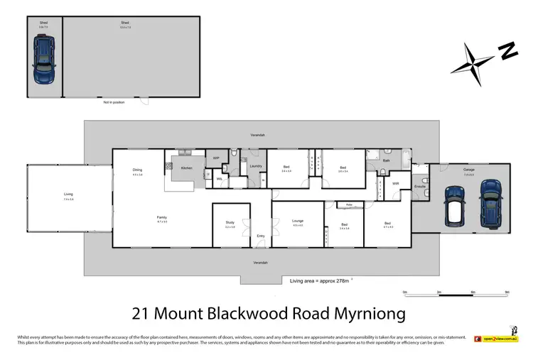 Floorplan of Homely house listing, 21 Mt Blackwood Road, Myrniong VIC 3341