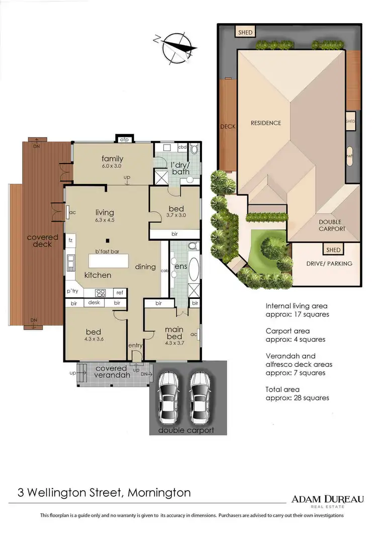 Floorplan of Homely house listing, 3 Wellington Street, Mornington VIC 3931