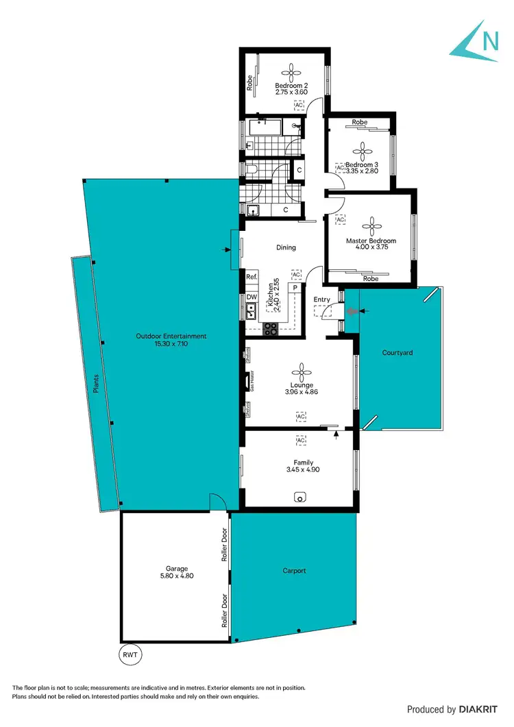 Floorplan of Homely house listing, 61 Kentwood Road, Morphett Vale SA 5162