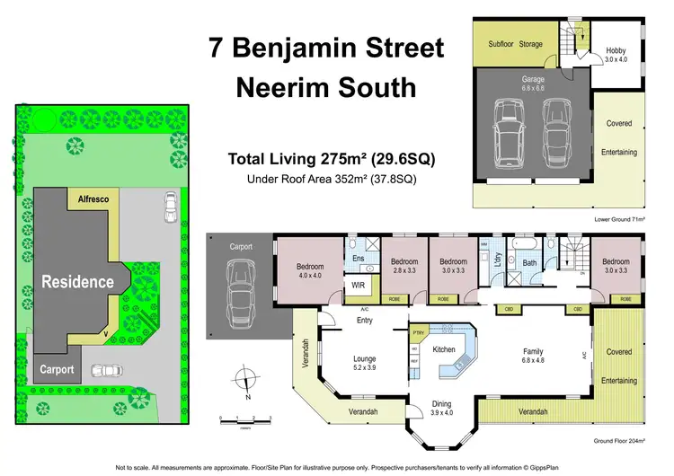 Floorplan of Homely house listing, 7 Benjamin Street, Neerim South VIC 3831