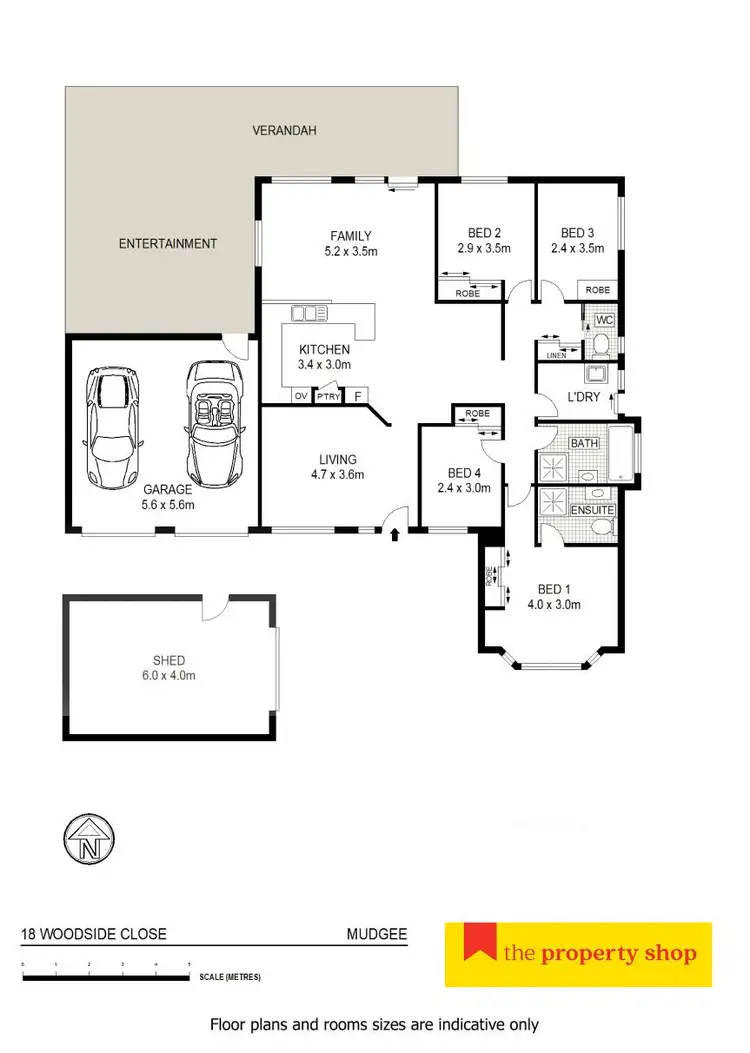 Floorplan of Homely house listing, 18 Woodside Close, Mudgee NSW 2850
