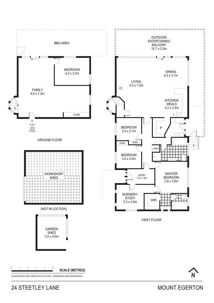 Floorplan of Homely house listing, 24 Steetley Lane, Mount Egerton VIC 3352