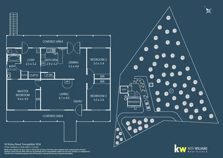Floorplan of Homely house listing, 50 Wykes Road, Toongabbie VIC 3856