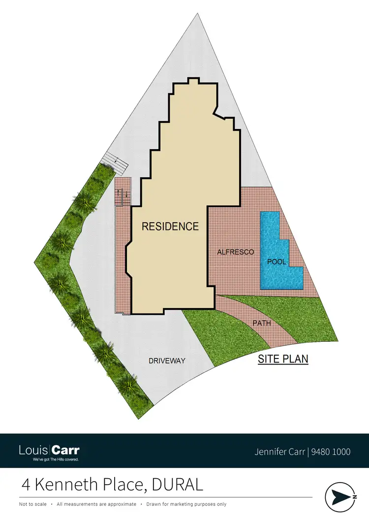 Floorplan of Homely house listing, 4 Kenneth Place, Dural NSW 2158