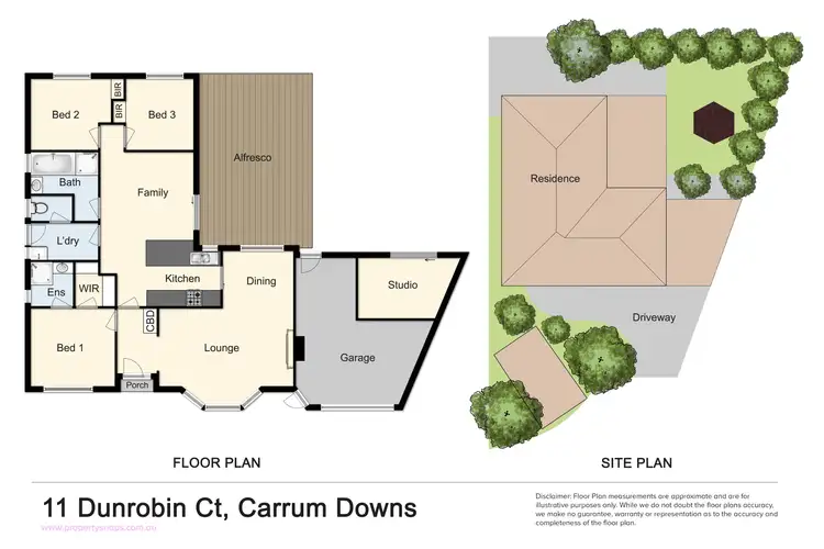 Floorplan of Homely house listing, 11 Dunrobin Court, Carrum Downs VIC 3201