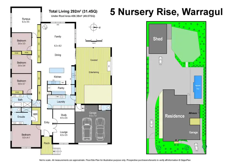 Floorplan of Homely house listing, 5 Nursery Rise, Warragul VIC 3820