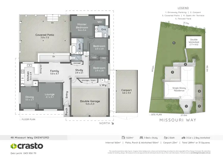 Floorplan of Homely house listing, 48 Missouri Way, Oxenford QLD 4210