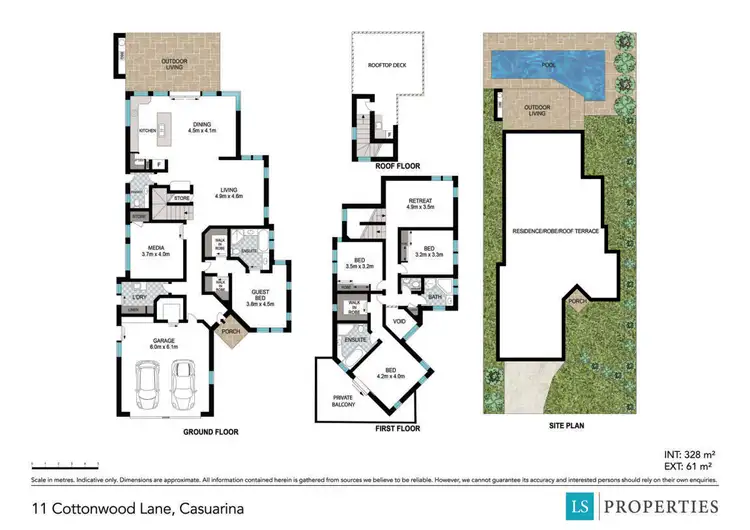 Floorplan of Homely house listing, 11 Cottonwood Lane, Casuarina NSW 2487