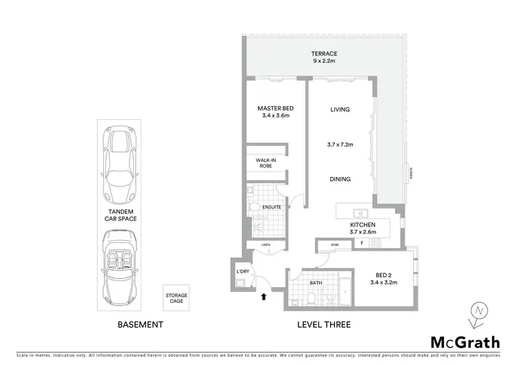 Floorplan of Homely apartment listing, 332/26 Jasmine Street, Botany NSW 2019