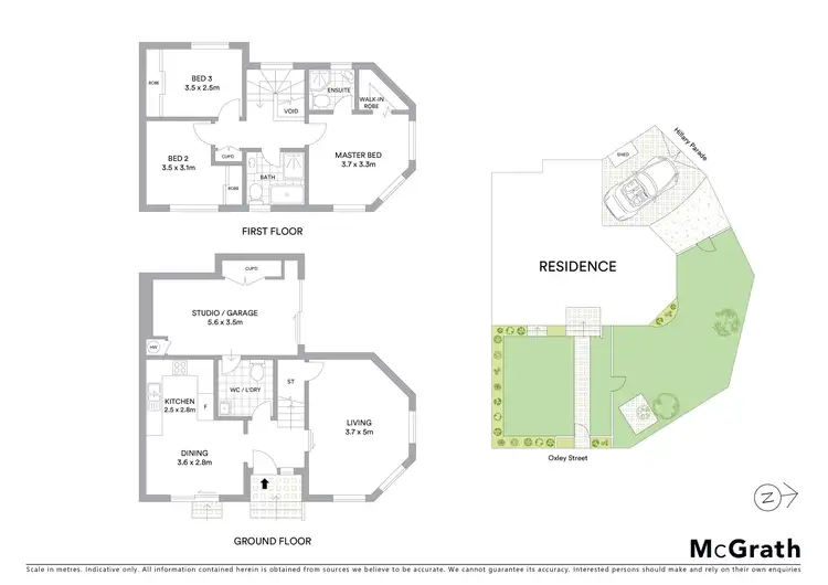 Floorplan of Homely townhouse listing, 2/12 Oxley Street, Matraville NSW 2036