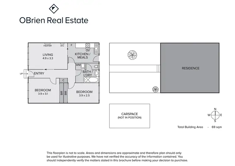 Floorplan of Homely unit listing, 1/2B Haughton Street, Cheltenham VIC 3192