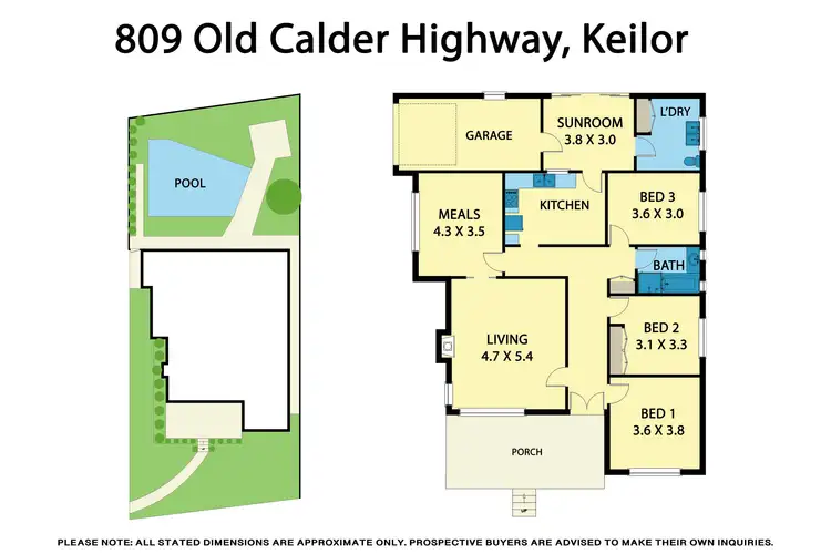 Floorplan of Homely house listing, 809 Old Calder Highway, Keilor VIC 3036