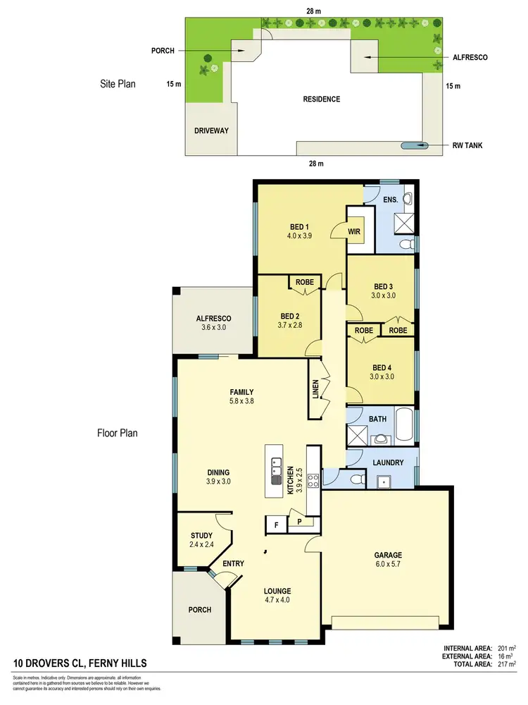 Floorplan of Homely house listing, 10 Drovers Close, Ferny Hills QLD 4055