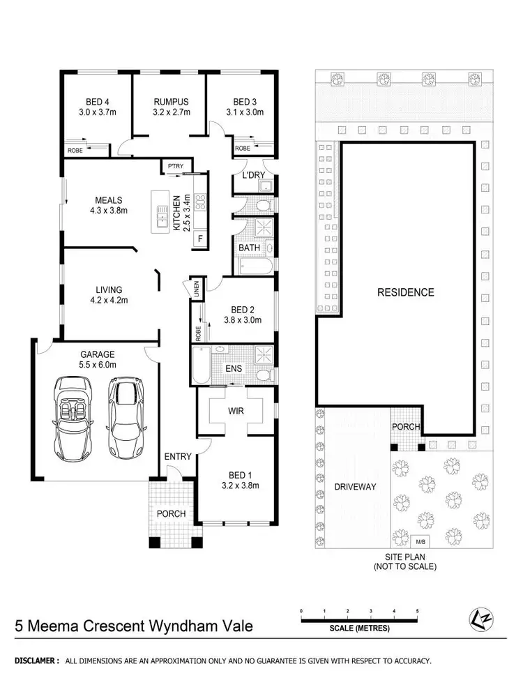 Floorplan of Homely house listing, 5 Meema Crescent, Manor Lakes VIC 3024