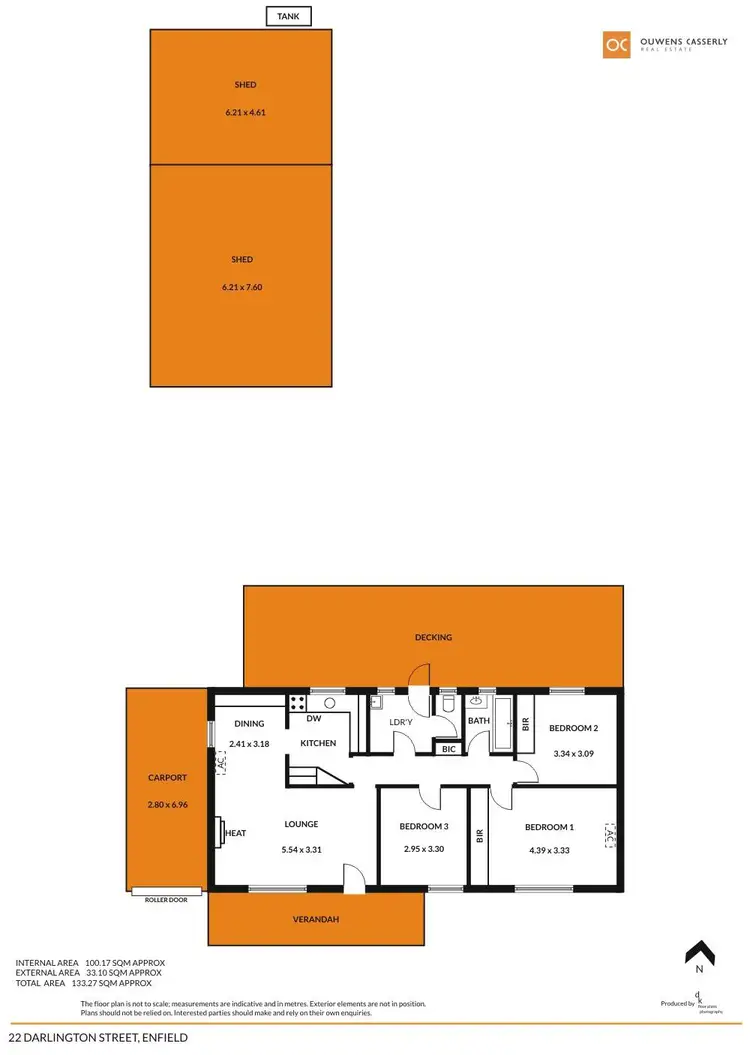 Floorplan of Homely house listing, 22 Darlington Street, Enfield SA 5085