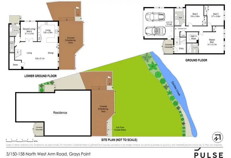Floorplan of Homely townhouse listing, 3/150-158 North West Arm Road, Grays Point NSW 2232