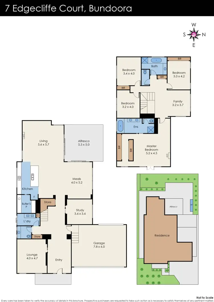 Floorplan of Homely house listing, 7 Edgecliffe Court, Bundoora VIC 3083