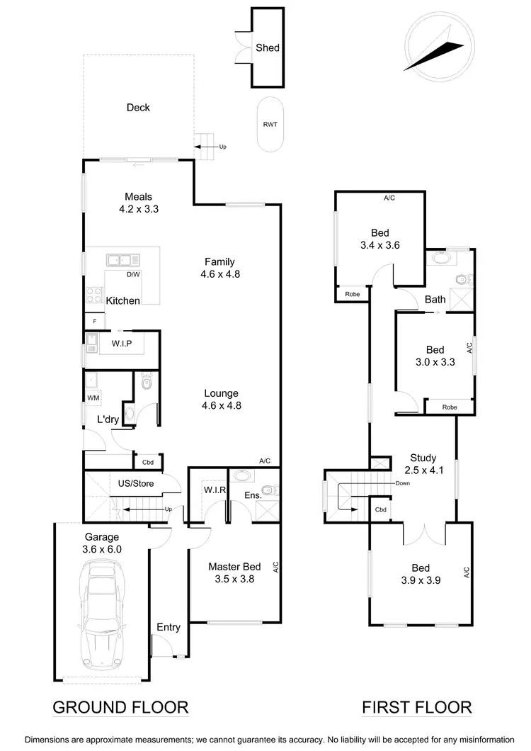 Floorplan of Homely townhouse listing, 1/9 Ophelia Street, Ferntree Gully VIC 3156