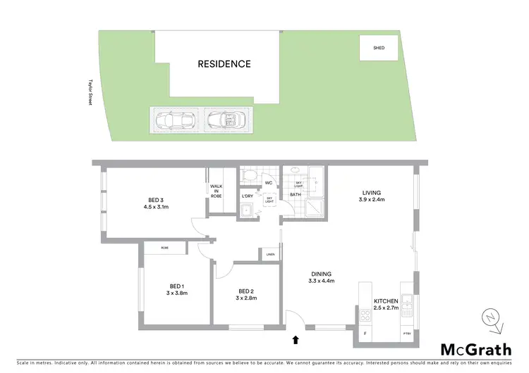 Floorplan of Homely house listing, 7 Taylor Street, Ngunnawal ACT 2913
