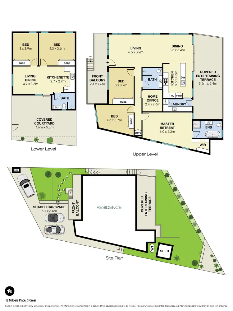 Floorplan of Homely house listing, 12 Milpera Place, Cromer NSW 2099