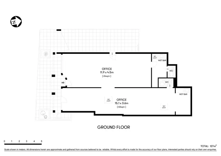 Floorplan of Homely semi-detached listing, 95 Belmont Road, Mosman NSW 2088